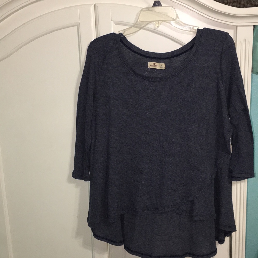 Hollister three quarter sleeve shirt